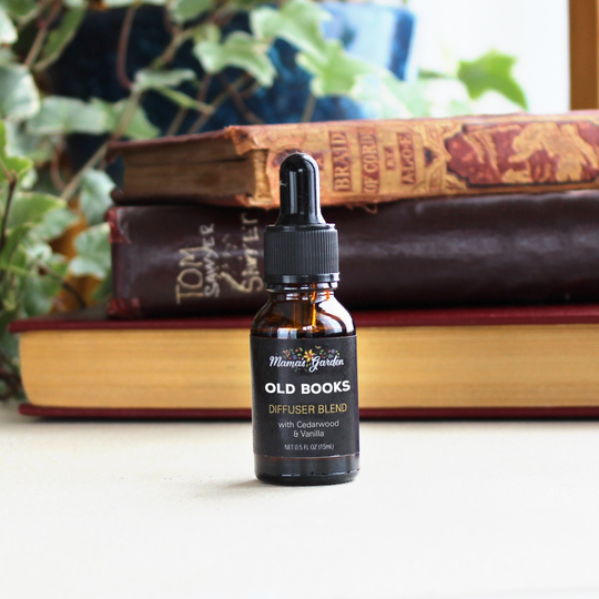 Old Books Essential Oil Diffuser Blend, Library, Paper Books, Leather Bound Books, Comforting Blend