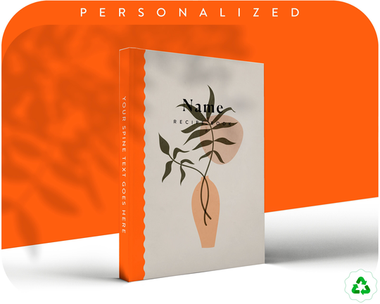 Personalize Recipe Book, Hardcover Cover Custom Cookbook Family Binder, Birthday Gift For Mom, Mother in Law, Bridal Shower