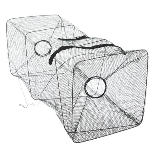Fishing Bait Trap Fish Net For Casting, Dip Cage Catching Crab, Or Seafood, Easy To Carry & Foldable Catch