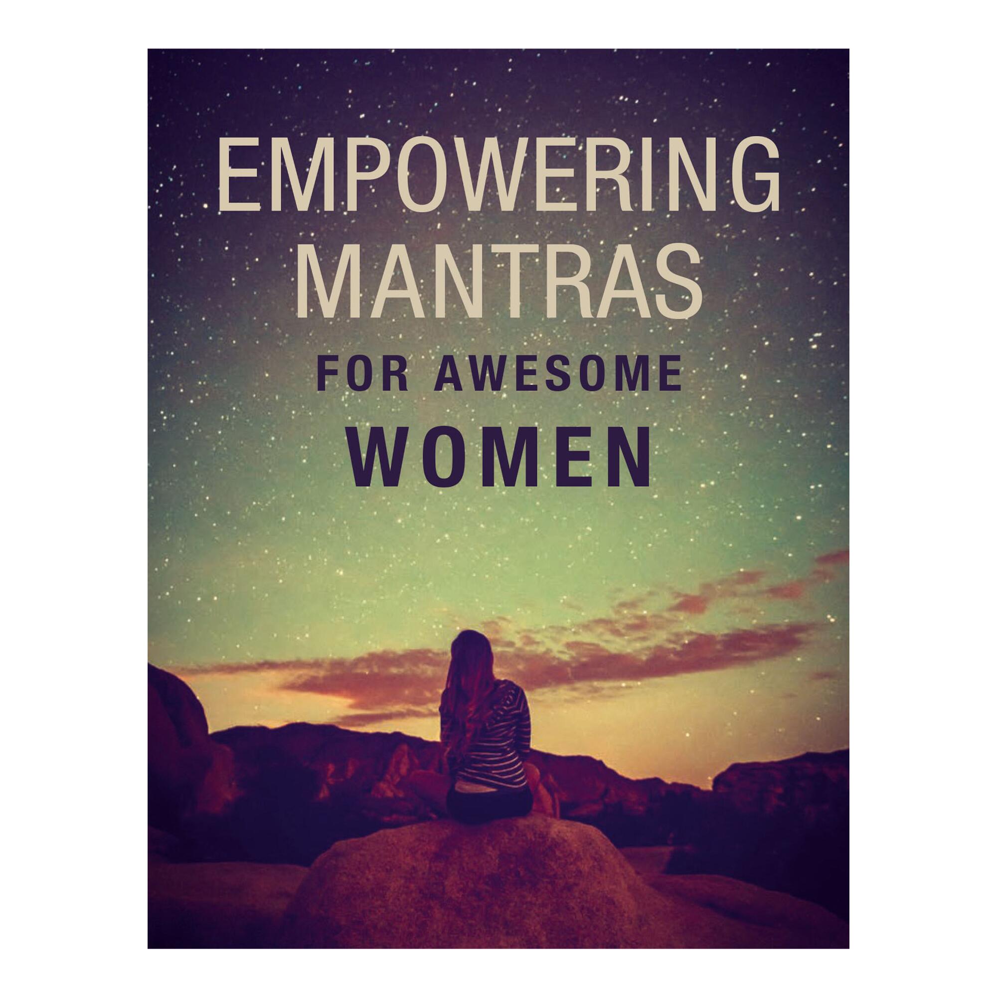 Empowering Mantras for Awesome Women Book: Multi/Natural - Paper by World Market