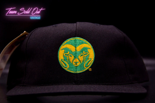 Vintage Sports Specialties Colorado State Rams Plain Logo Snapback Hat Ncaa