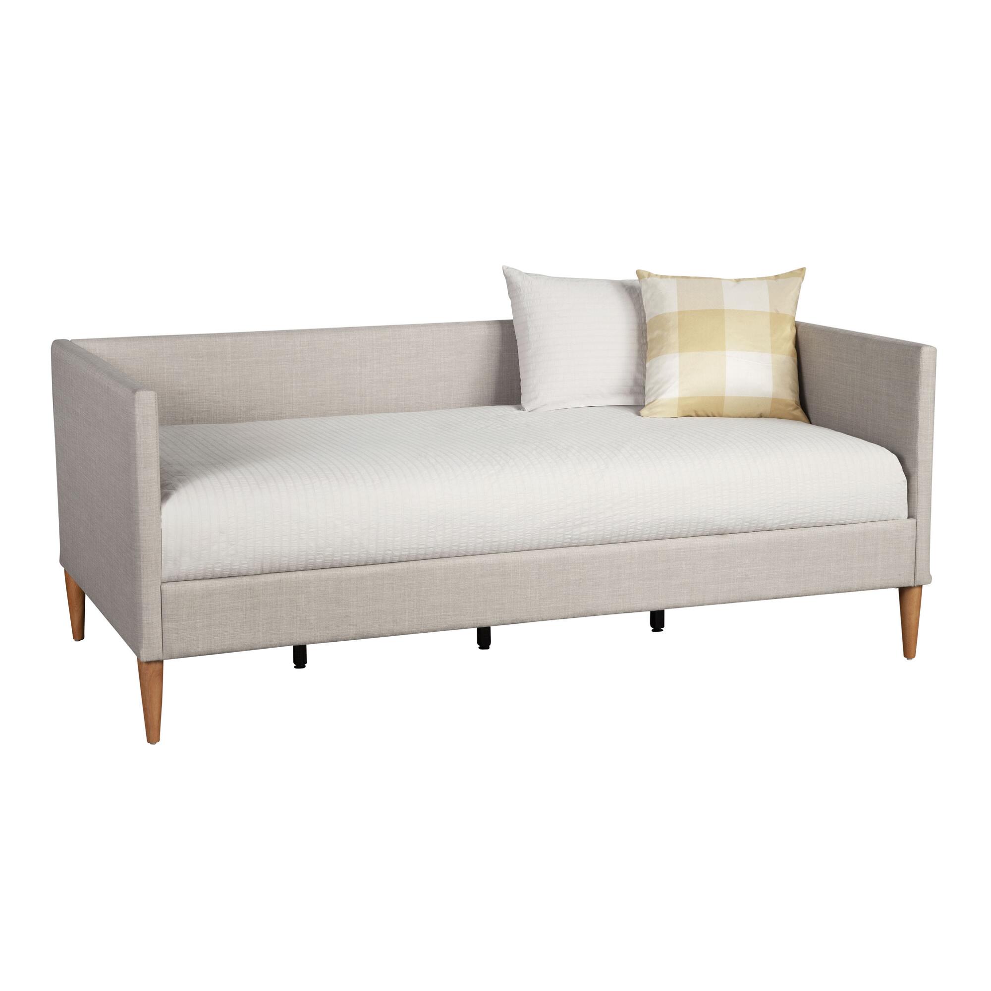 Clara Upholstered Daybed Frame: Natural by World Market
