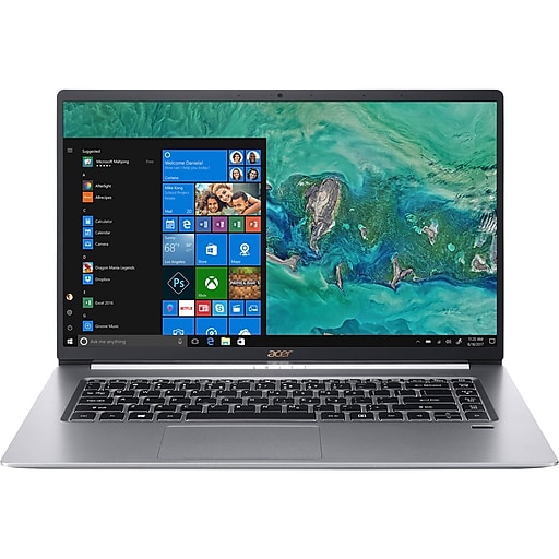 Acer Swift 5 SF515-51T-507P 15.6" Refurbished Notebook, Intel i5 8265U, 8GB Memory, 256GB SSD, Windows 10, Silver