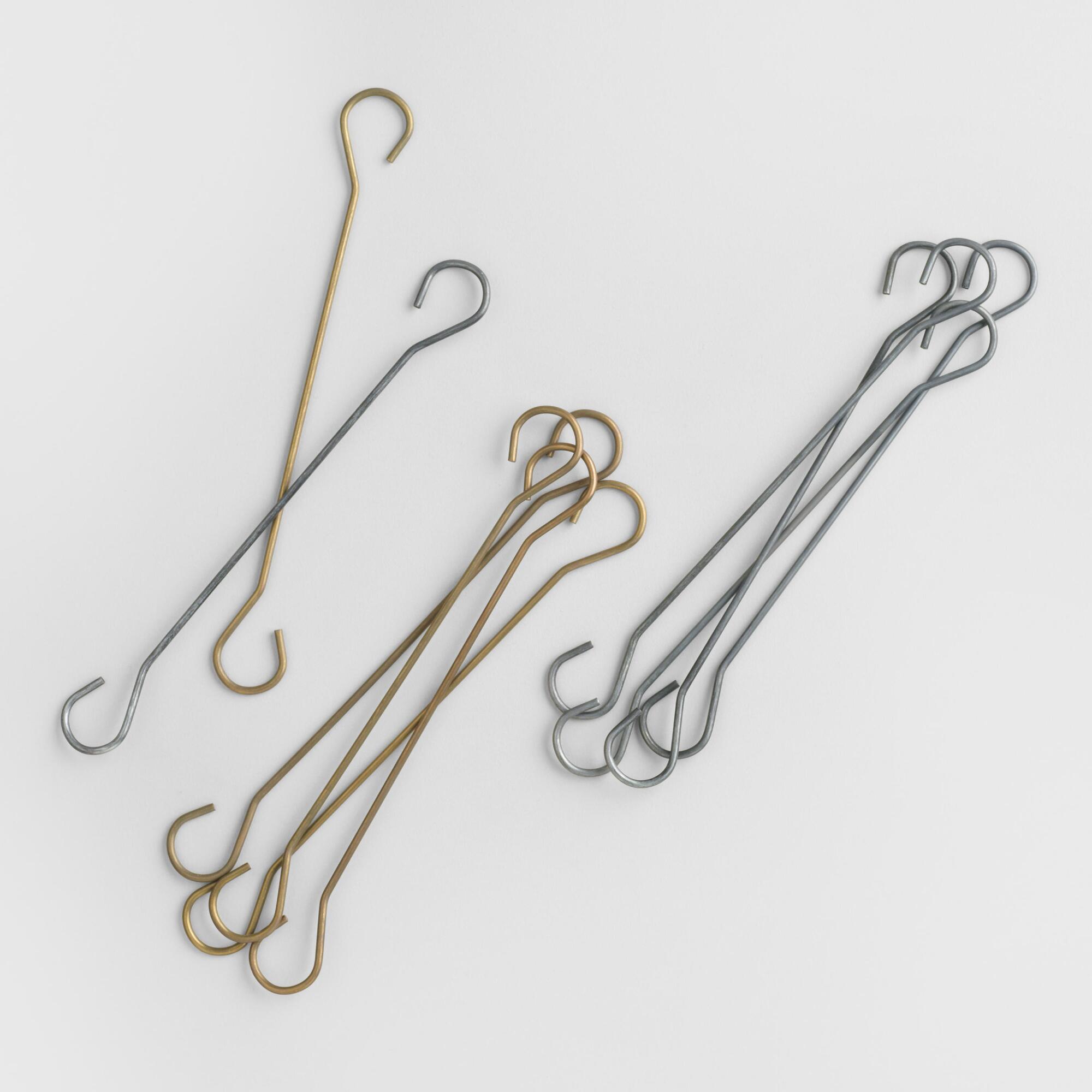 5 Pack Small Metal Lantern Hooks Set Of 2 by World Market