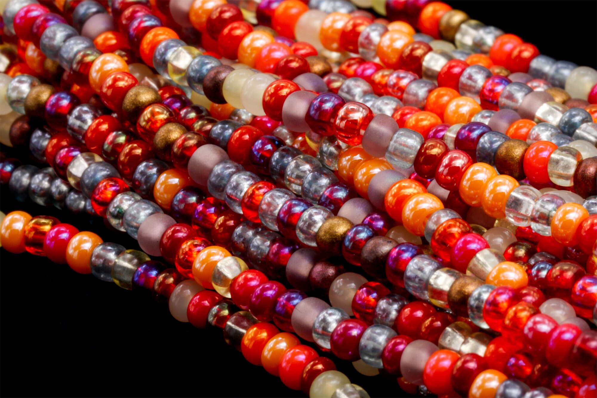 8/0 Primordial Soup Mix Czech Seed Bead | 20 Gm, 1/4 Kilo #csd157