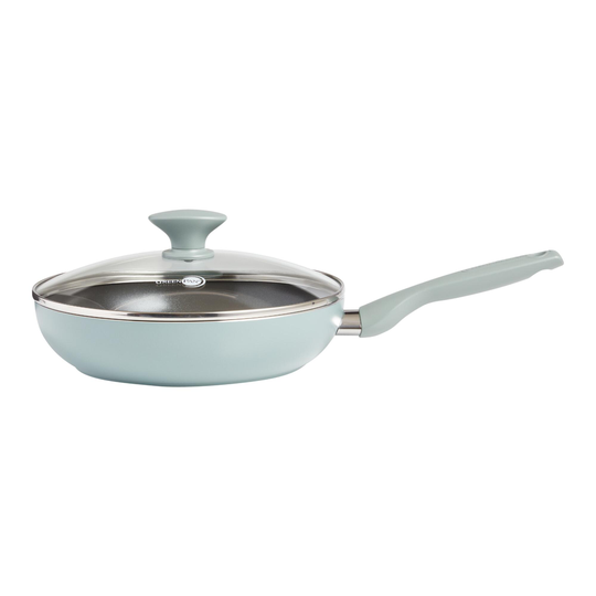 10 Inch GreenPan Presidio Nonstick Ceramic Frypan with Lid - Aluminum by World Market