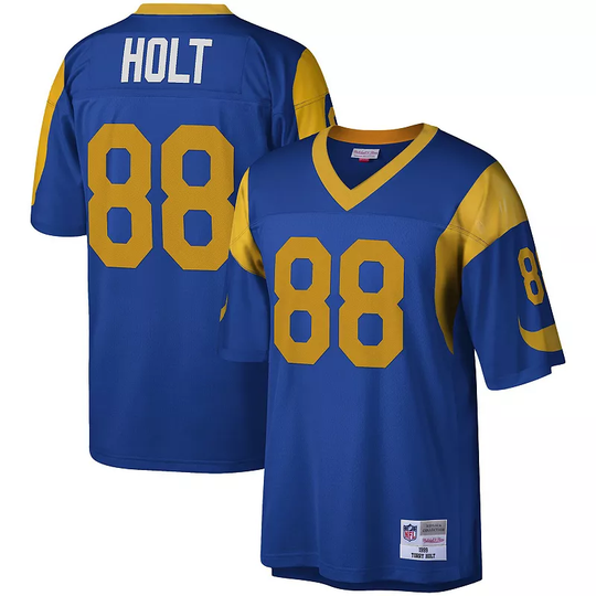 Men's Mitchell & Ness Torry Holt Royal Los Angeles Rams 1999 Legacy Replica Jersey, Size: Small, Blue