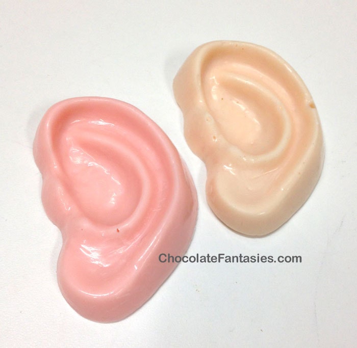 Chocolate Ears, Audiology Hearing Aid Ent Chocolates, Sold By The Each