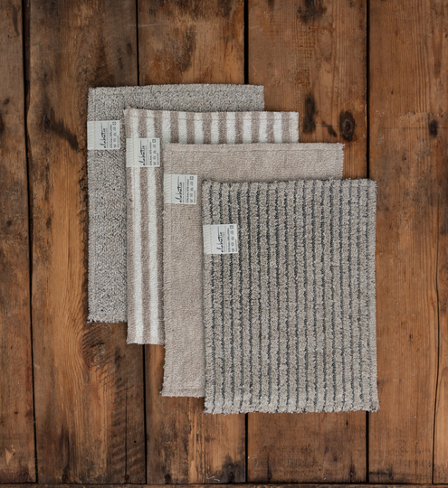 Washcloths Linen Terry Blend Makeup Remover Facial Cleansing Soft Gentle Cloths Baby Reusable Organic Cleaning Wipes Dish Pads