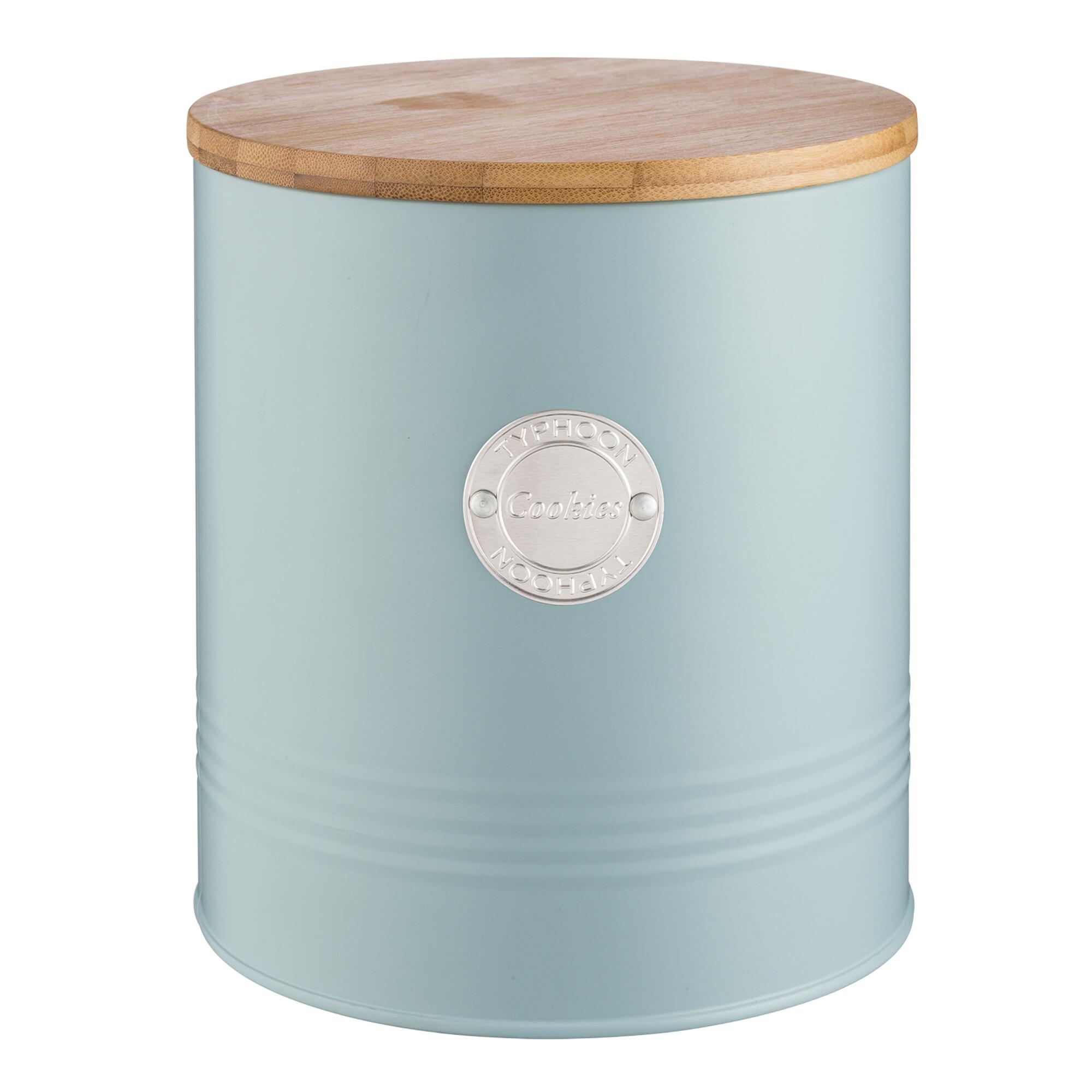 Typhoon Living Steel Cookie Jar with Bamboo Lid by World Market