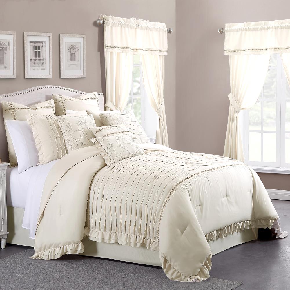 Amrapur Overseas Antonella Sand Multi Reversible King Comforter (Blend with Polyester Fill) | 4CMF24SG-ANS-KG