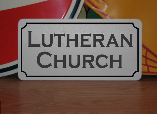 Lutheran Church Metal Sign For Barn Coop Farm Ranch Or Kitchen Home Decor
