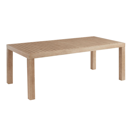 Light Brown Eucalyptus Segovia Outdoor Patio Dining Table - Wood by World Market