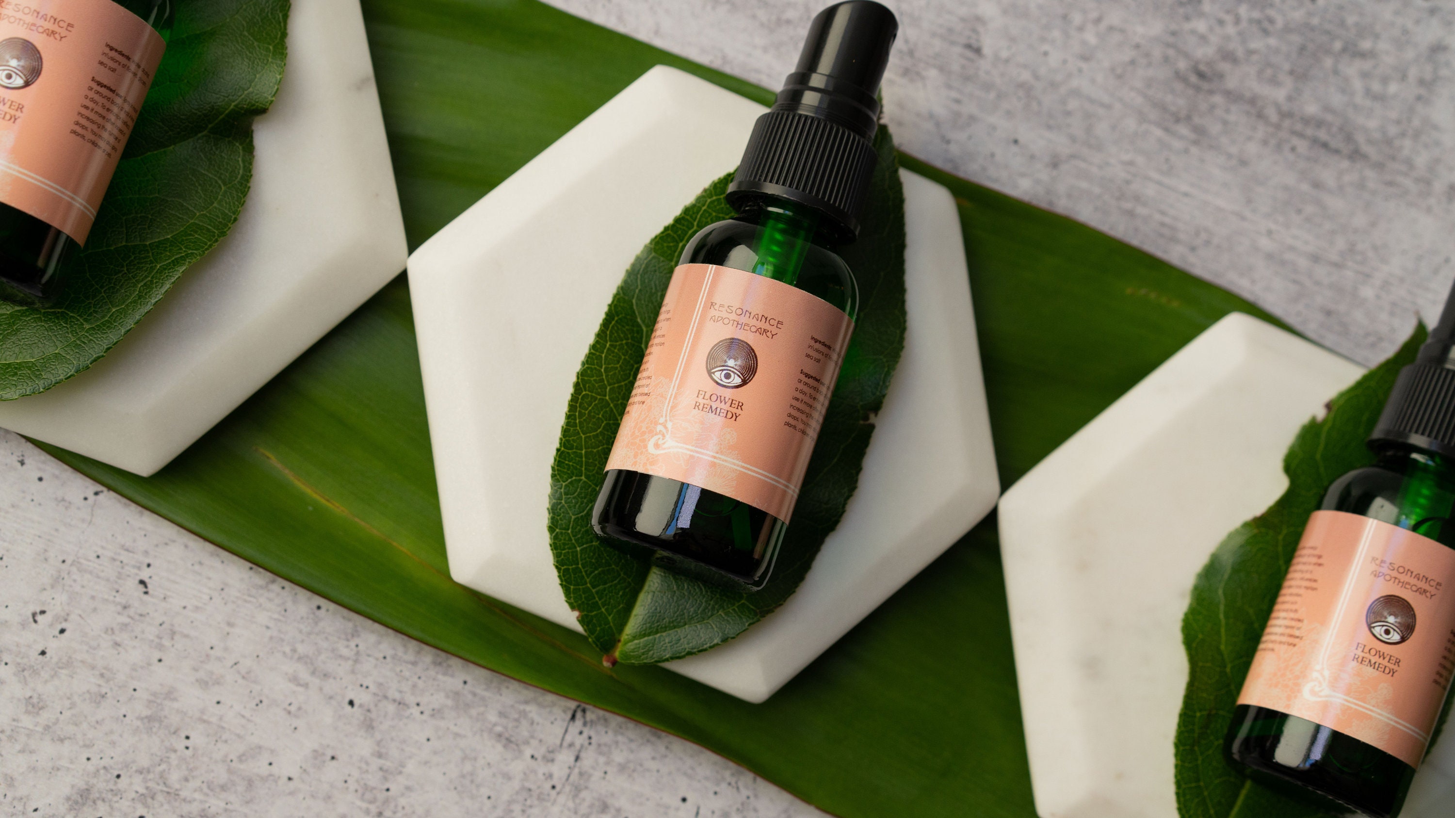 Flower Remedy Dosage Bottle Custom Blend
