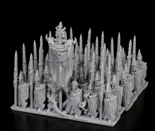 Dark Elves | Spearmen Forest Dragon 10mm