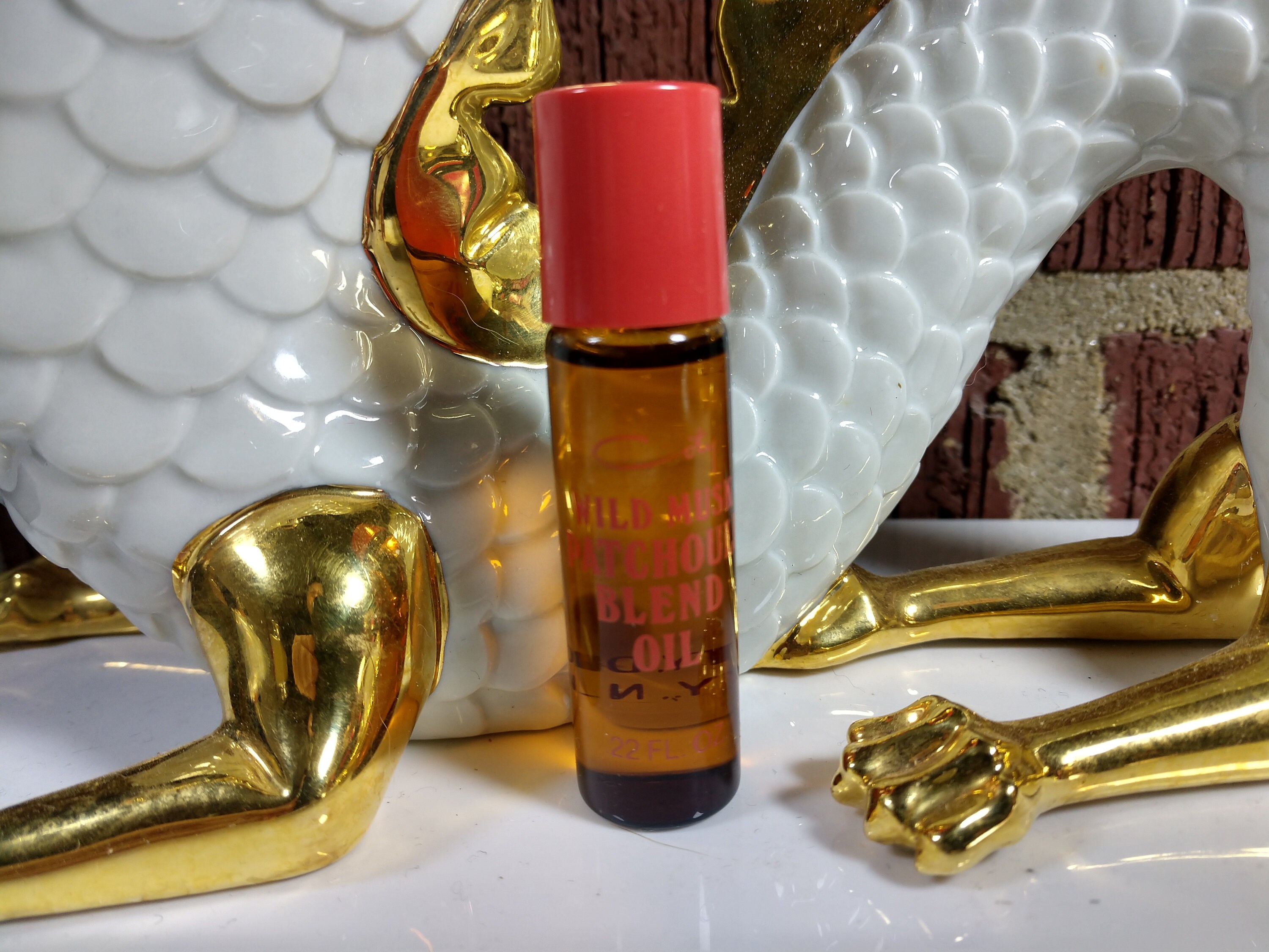 Wild Musk Patchouli Blend Oil .22 Oz Vintage - Rare