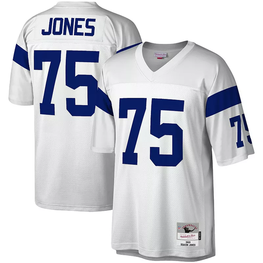 Men's Mitchell & Ness Deacon Jones White Los Angeles Rams Legacy Replica Jersey, Size: Medium, LAR White
