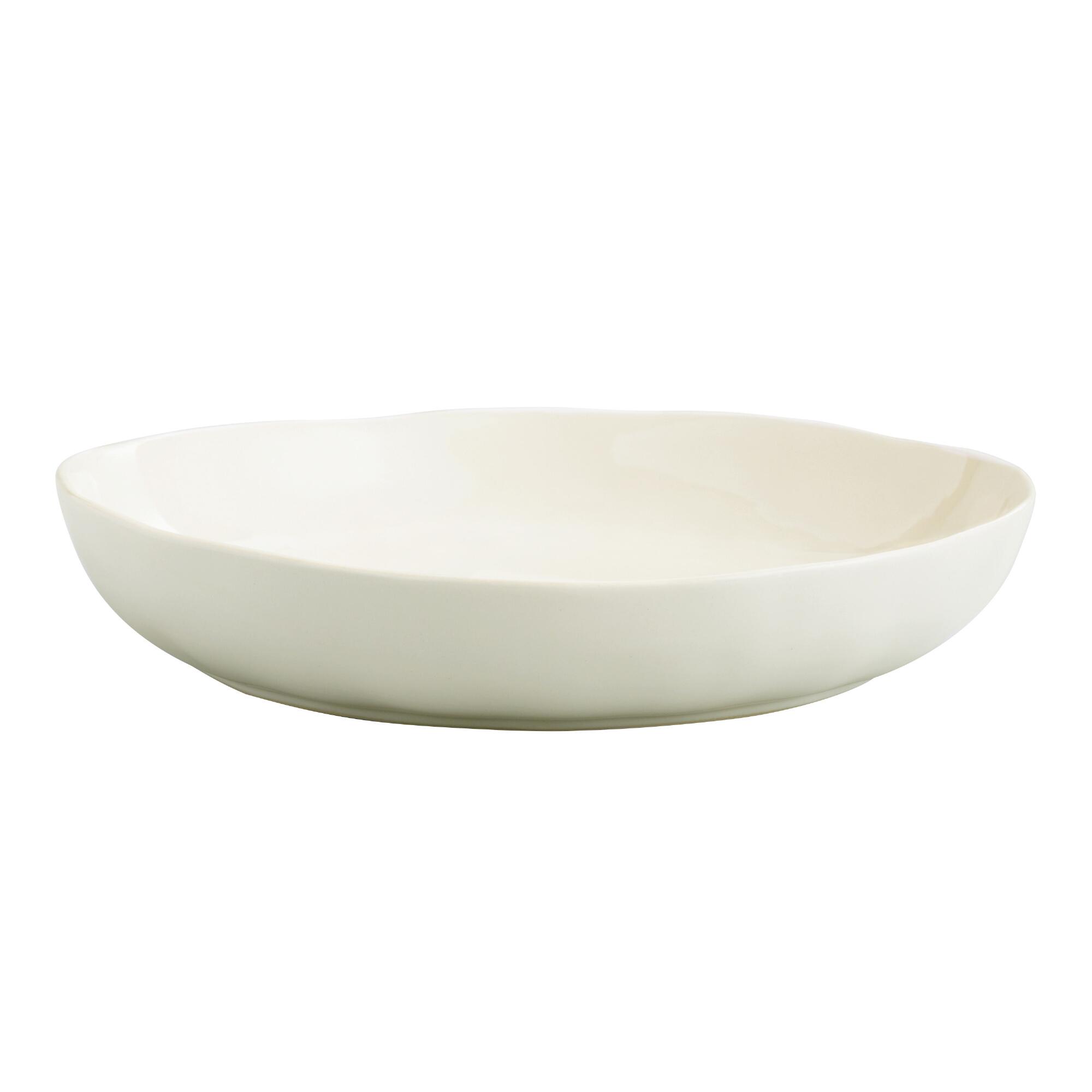 Ivory Element Soup Plates Set of 4: White by World Market