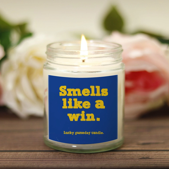Smells Like A Los Angeles Win Scented Candle, Fun Sports Gift, L.a. Football Boyfriend Gift For Dad