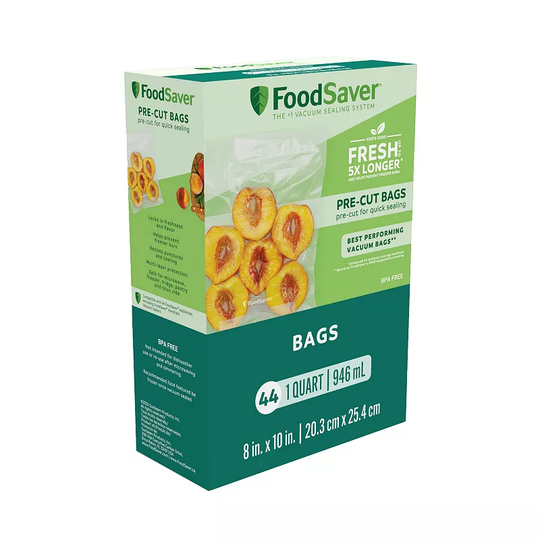 FoodSaver 1-qt. Vacuum Seal Bags - 44-count, Multicolor