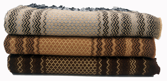 Alpaca & Wool Blend Throw Blanket, Our Moche/Afghan