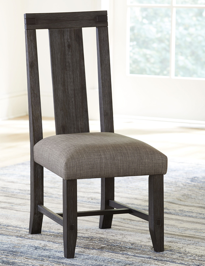 Modus Furniture Rustic Polyester/Polyester Blend Upholstered Dining Side Chair (Wood Frame) in Gray | 3FT366PCP