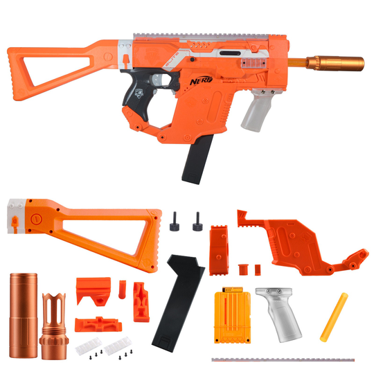 Worker Mod Kriss Vector Imitation Kit Orange Combo For Nerf Stryfe Modify Toy