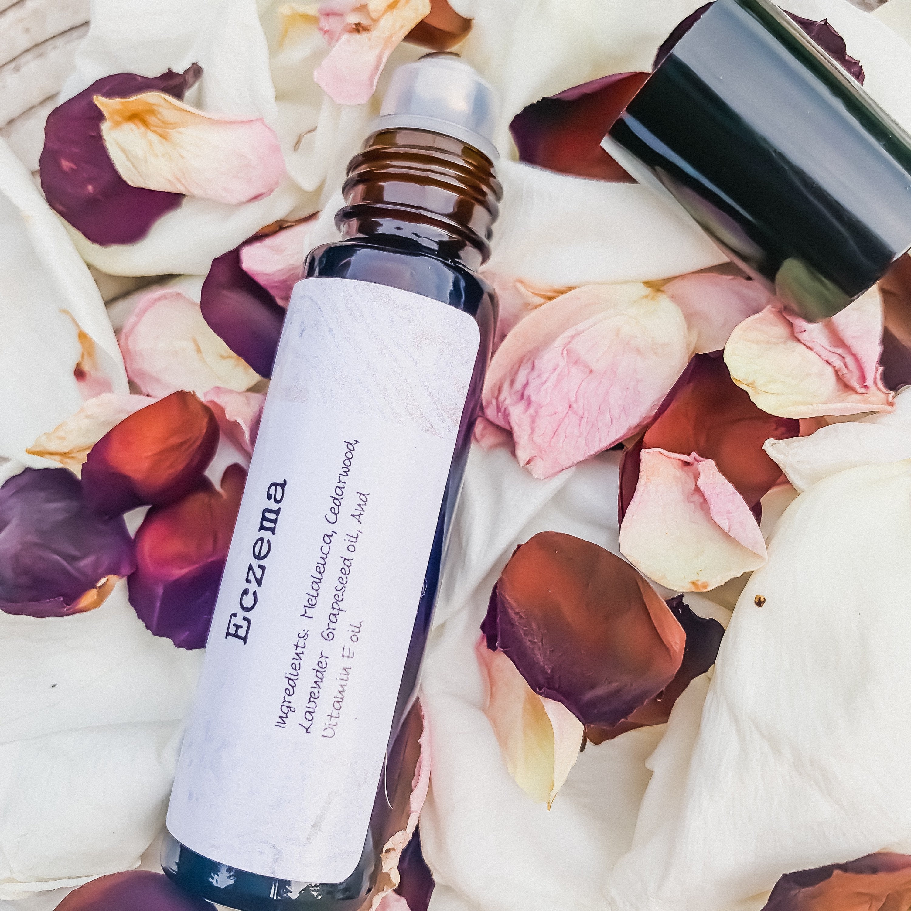 Eczema Essential Oil Roller Bottle Blend 10Ml, Organic & Safe, Bath Body, Spa, Gifts, Personal Care, Self Health