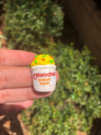 Charm For Crafts - Flat Back Clay Maruchan