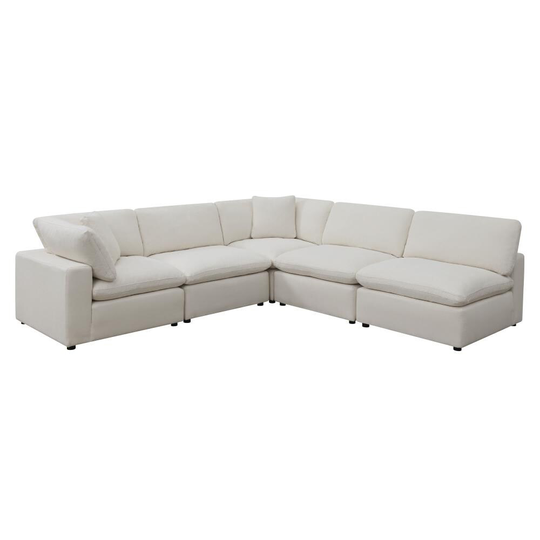 Picket House Furnishings Haven Modern Polyester/Polyester Blend Cotton Living Room Set in White | UCL30555PC