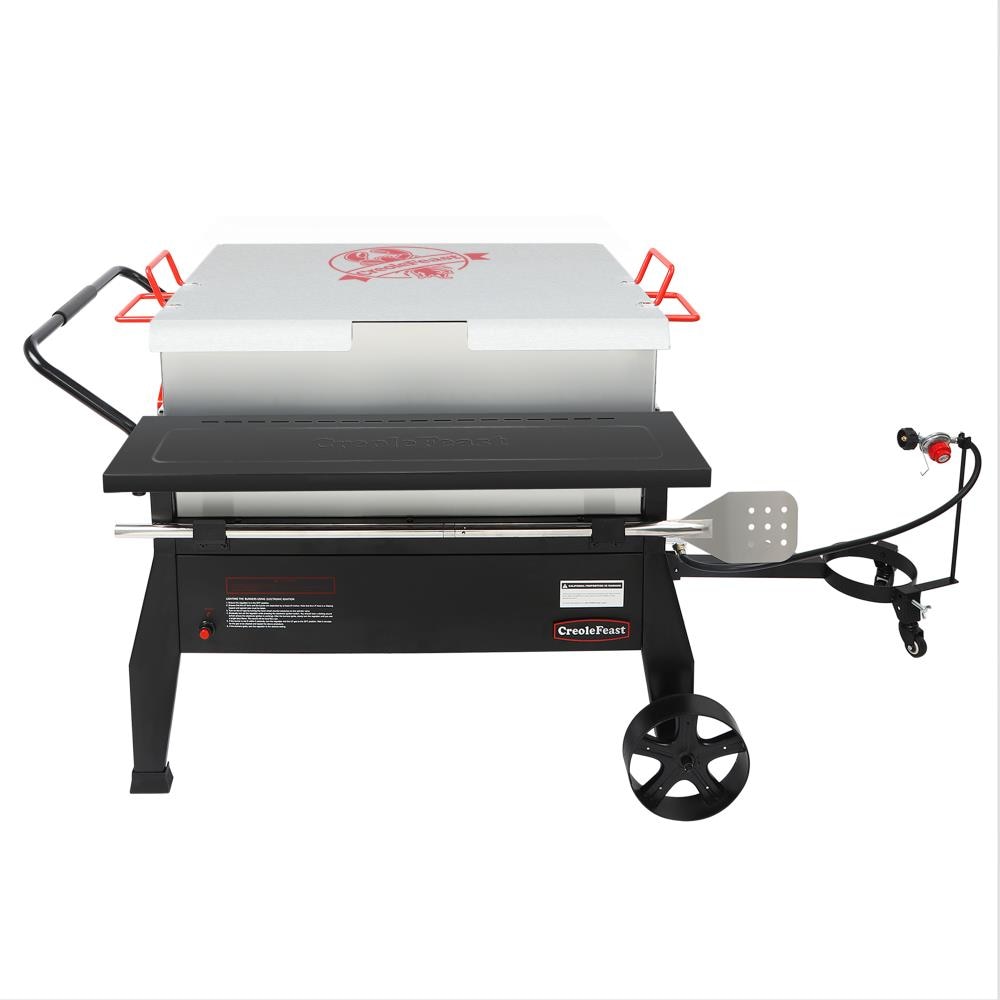 Creole Feast Creole Feast CFB2001, 150 Quart Double Sack Crawfish Boiler, Outdoor Stove Propane Gas Cooker with Folding Tank Mounting Bracket and
