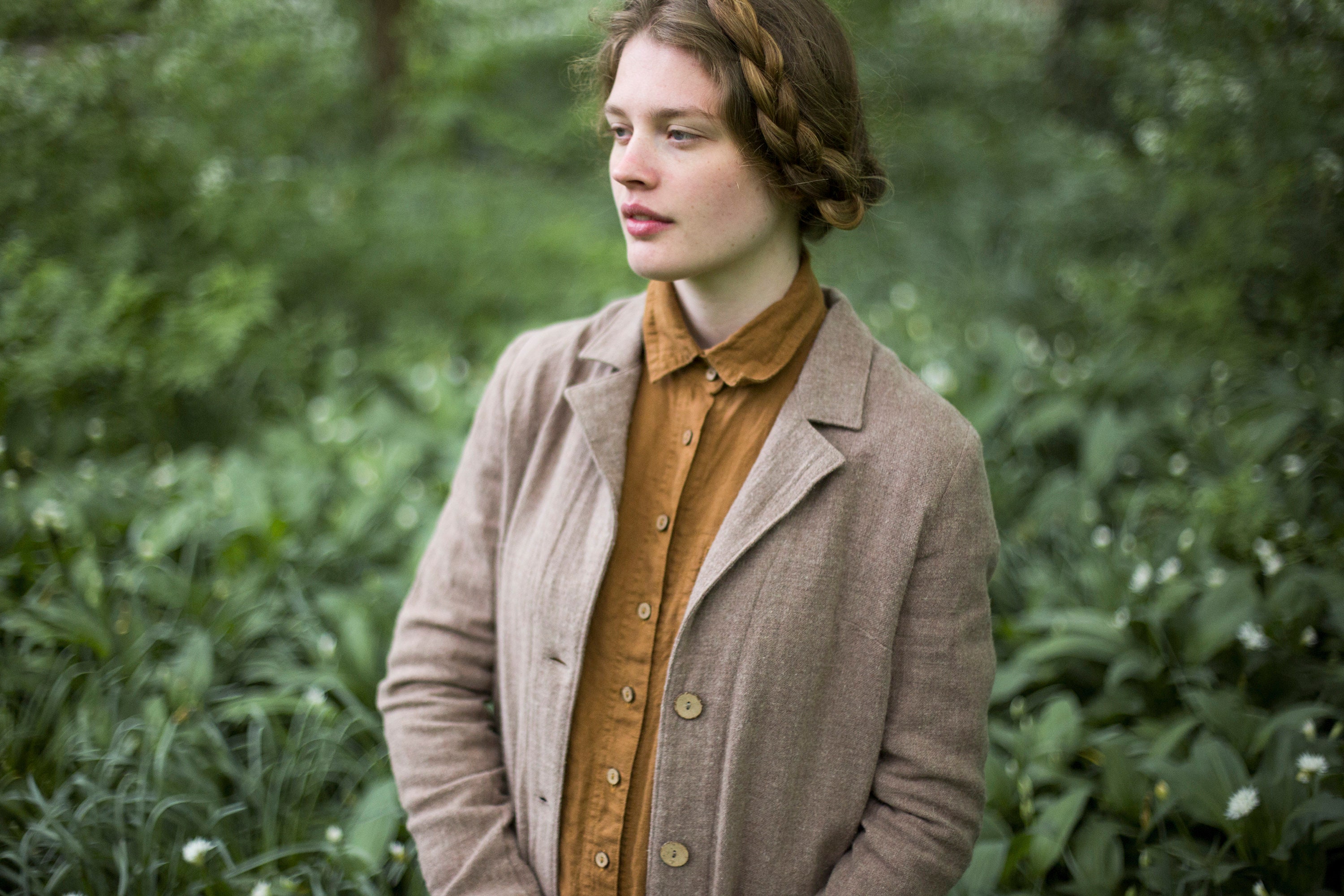 Work Coat Linen & Wool Blend Custom Length