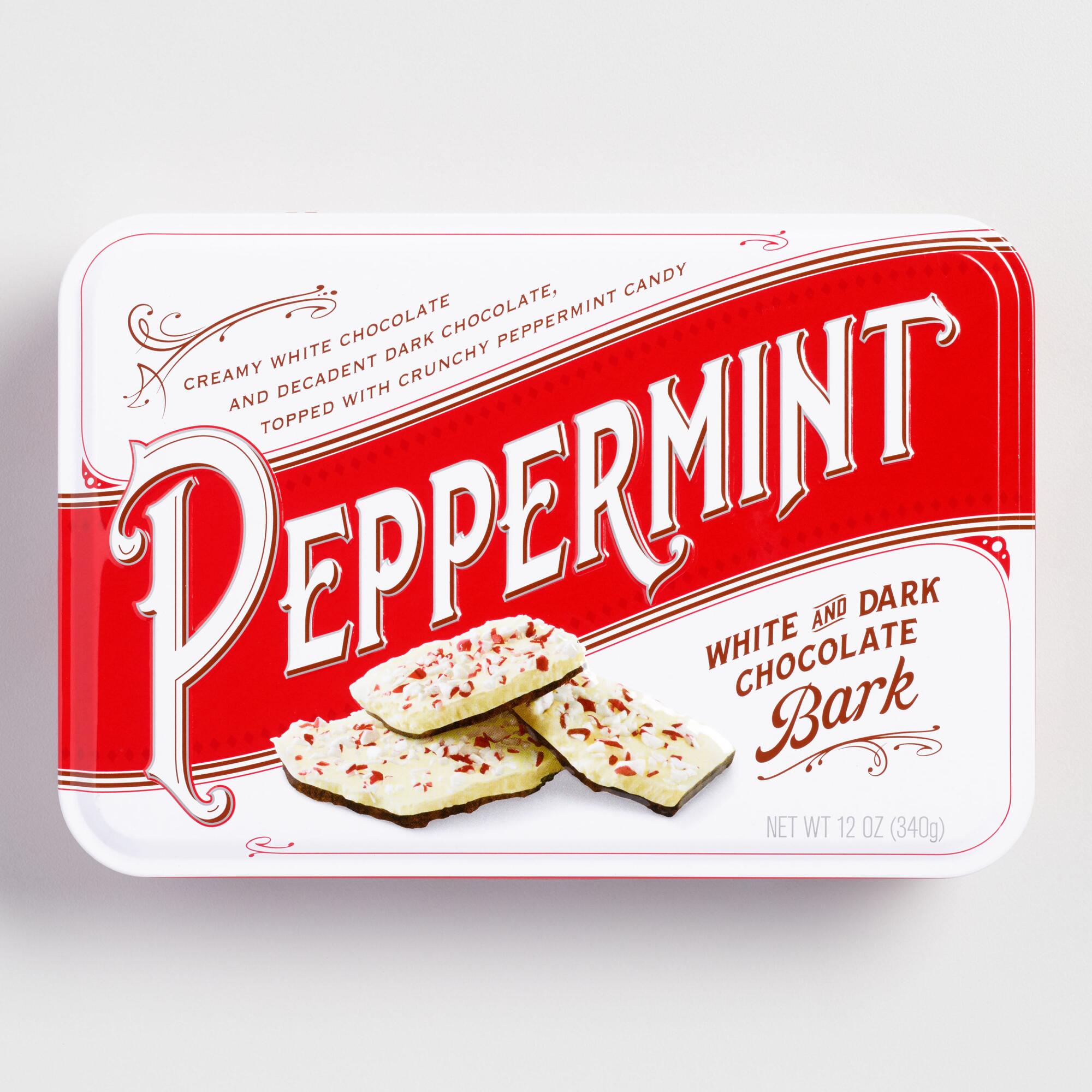 Peppermint Bark Tin by World Market
