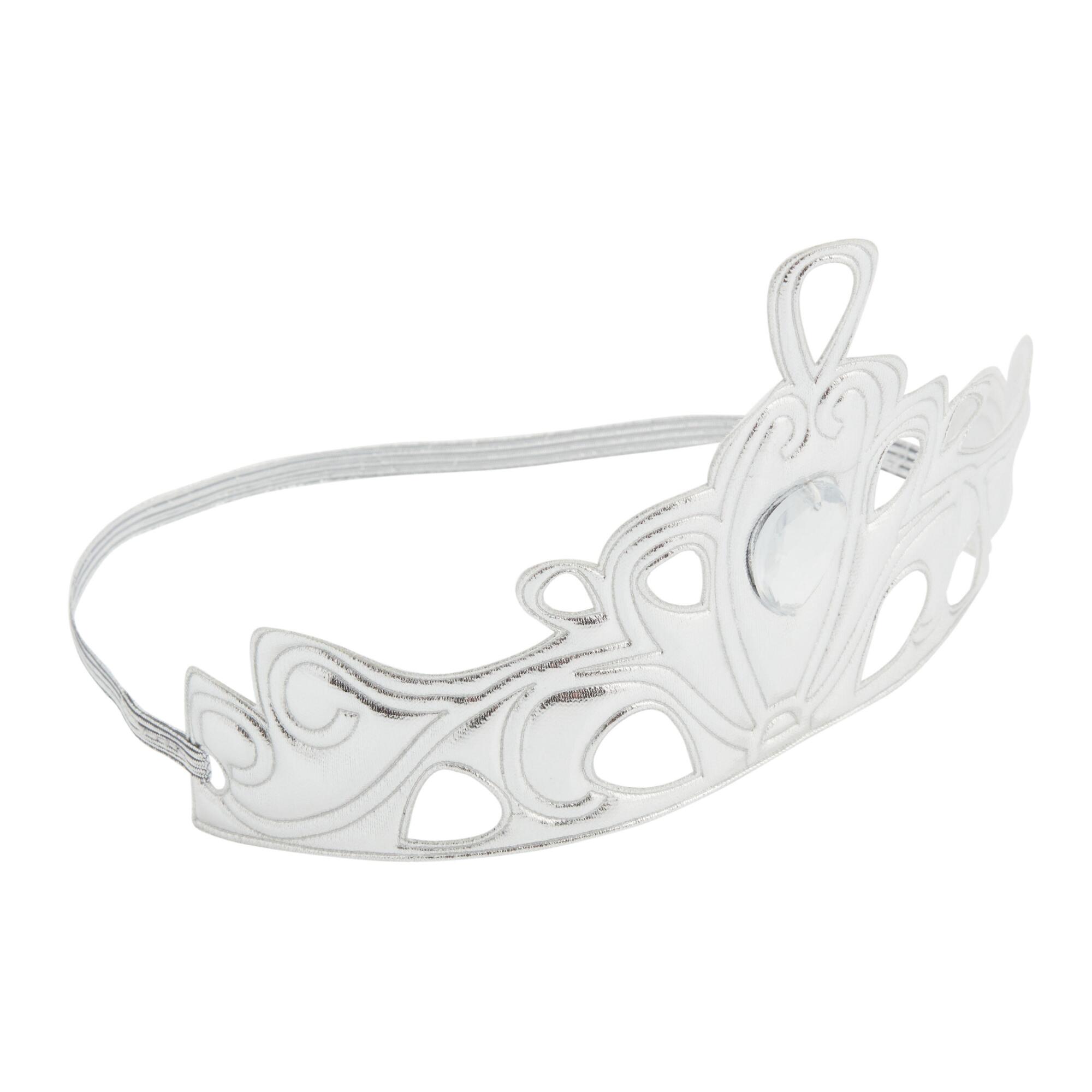 Little Adventures Silver Diva Soft Dress Up Crown: Gold - Polyester by World Market