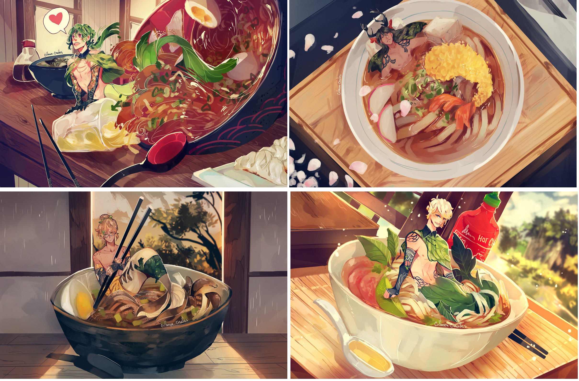 Soup Merm Postcards