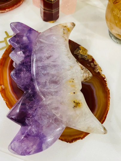 Amethyst Cluster Moon