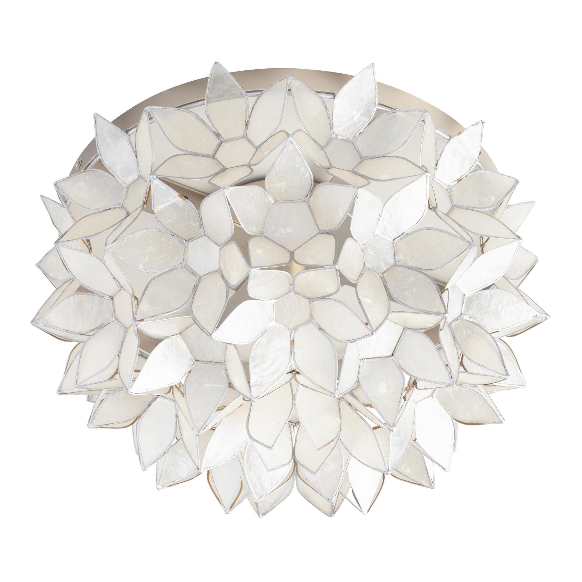 Capiz Petal Flush Mount Ceiling Light - Capiz Shell by World Market