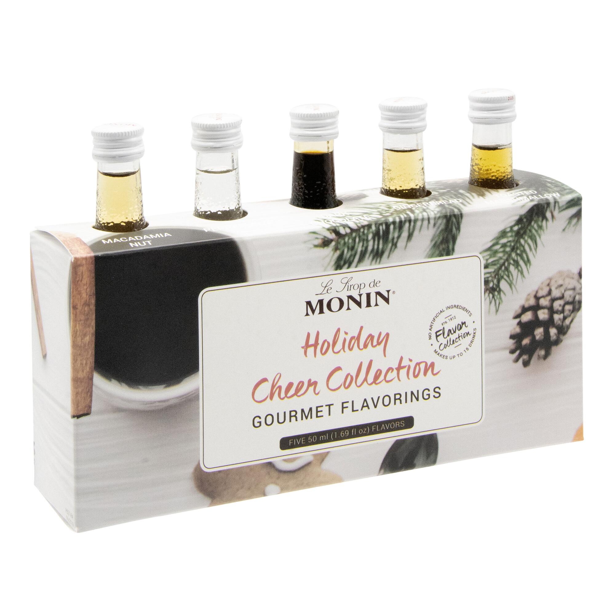 Monin Mini Holiday Cheer Collection Syrups 5 Pack by World Market
