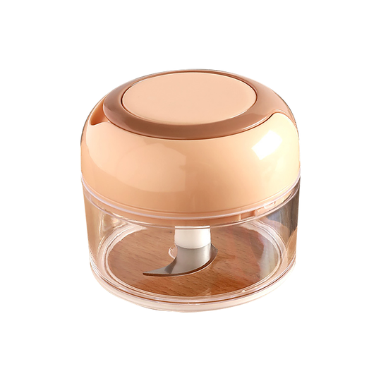 Effective Garlic Blender Multi-use PP Practical Food Grade Materials Garlic Chopper for Home - pink