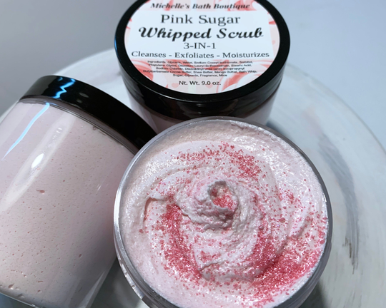 Pink Sugar Whipped Scrub, 3-In-1 Body Scrub