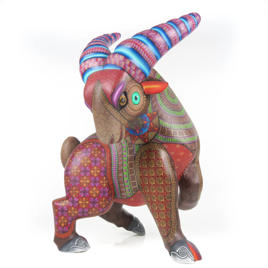 Fantastic Ram - Oaxacan Alebrije Wood Carving