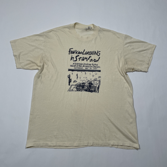 Vintage 80S Fear & Loathing in Las Vegas Stamford 1987 Hunter S. Thompson Shirt