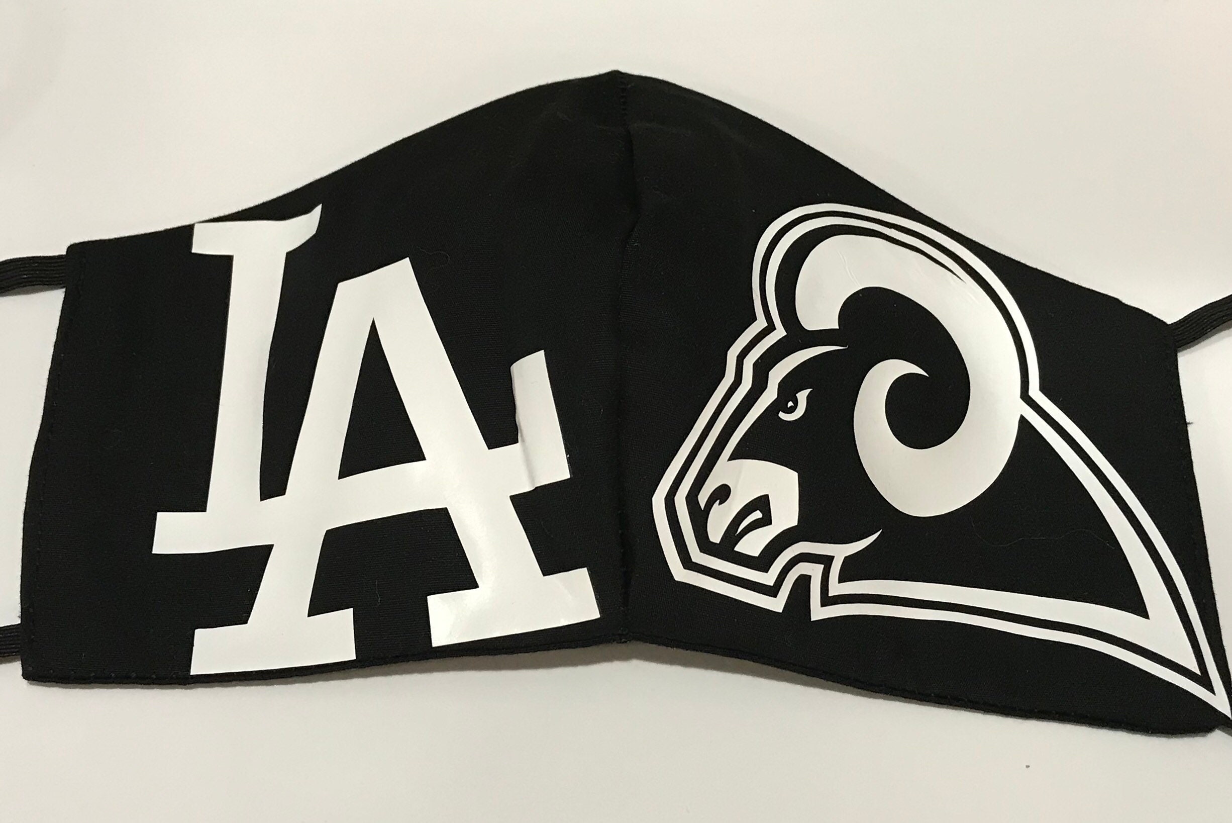 La Rams Inspired Fabric Mask