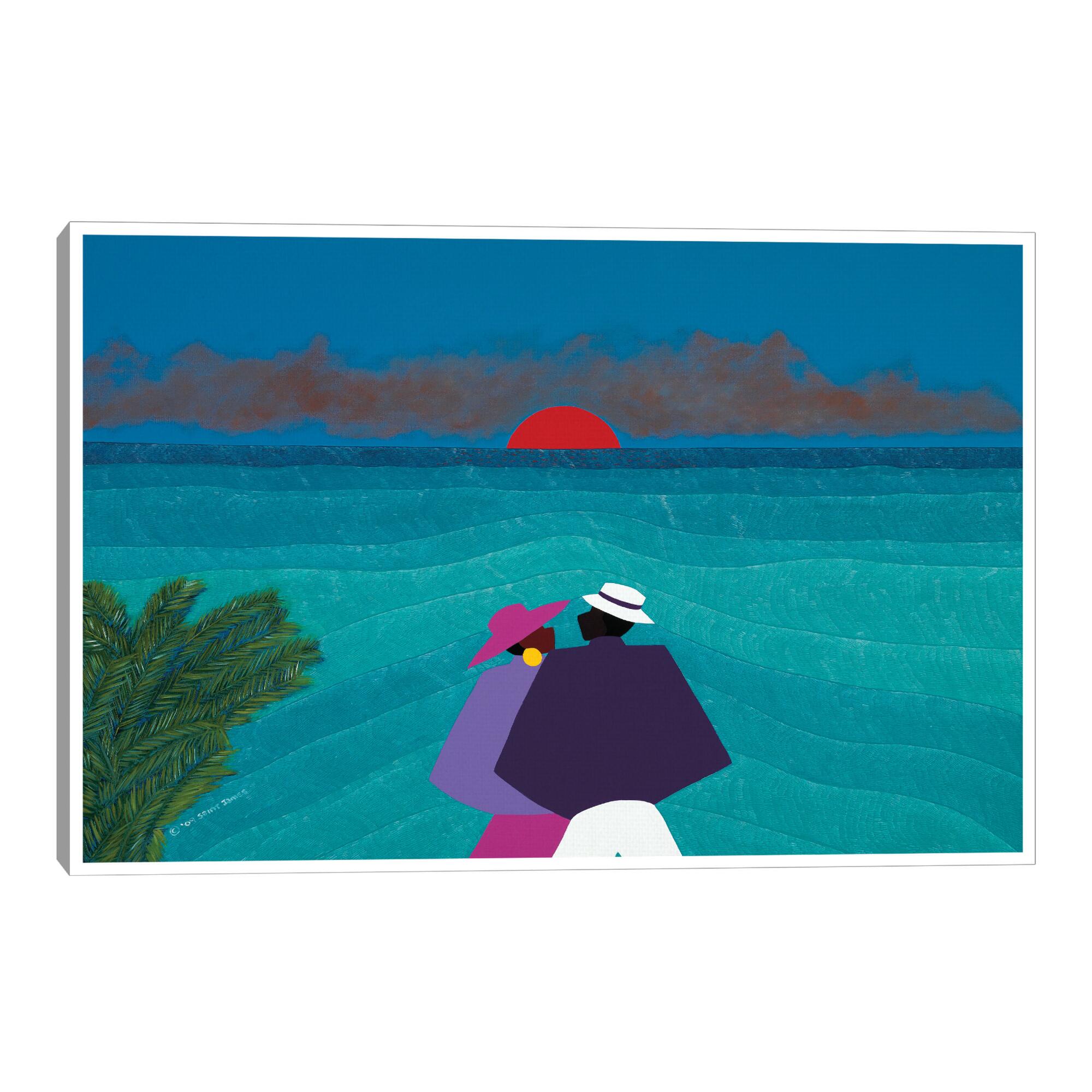 Turks and Caicos by Synthia SAINT JAMES Canvas Wall Art: Blue/Multi by World Market