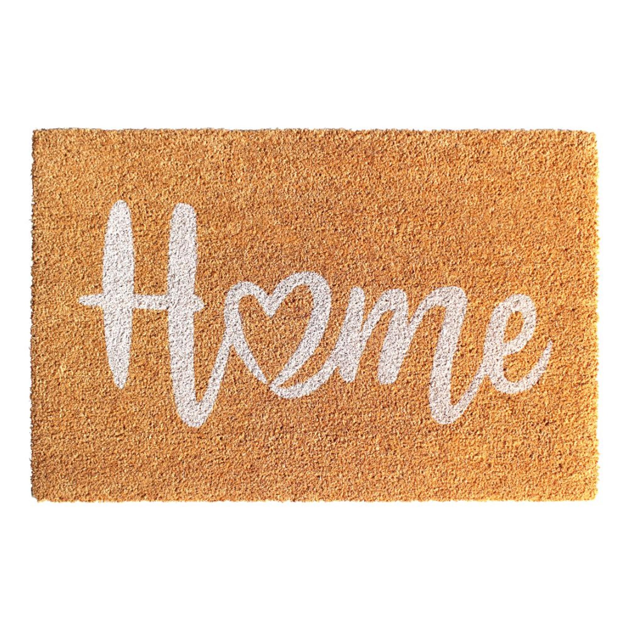 Home With a Heart Coir Doormat: Natural - Coconut Husk by World Market