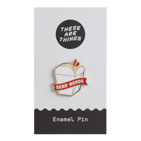 Send Noods Enamel Pin by World Market