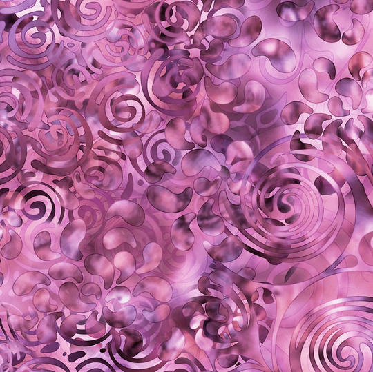 Swirling Texture Ombre Blender in Plum From Effervescence Collection For Qt Fabrics - 100% Cotton Color Fades Light To Dark