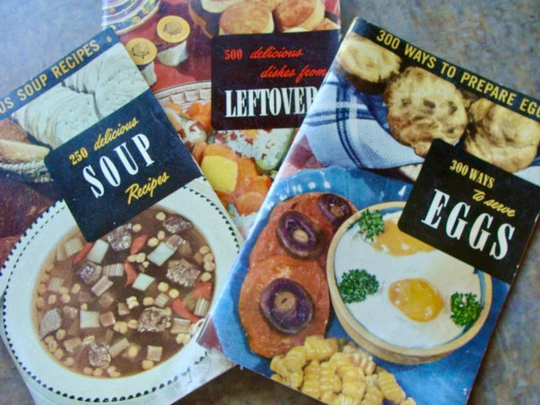 Wonderful Vintage Eggs Soups & Leftovers Recipes Booklets