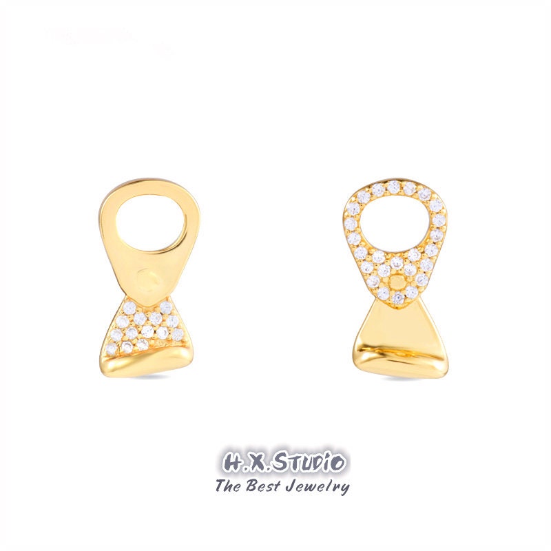 Dainty Soda Pull-Tab Stud Earrings, Genuine Diamond, Solid 18K Gold, Can Ring Pull Ear Studs, Gift For Women & Girls