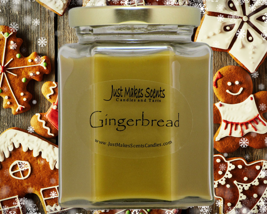 Gingerbread Scented Blended Soy Candles - Candle